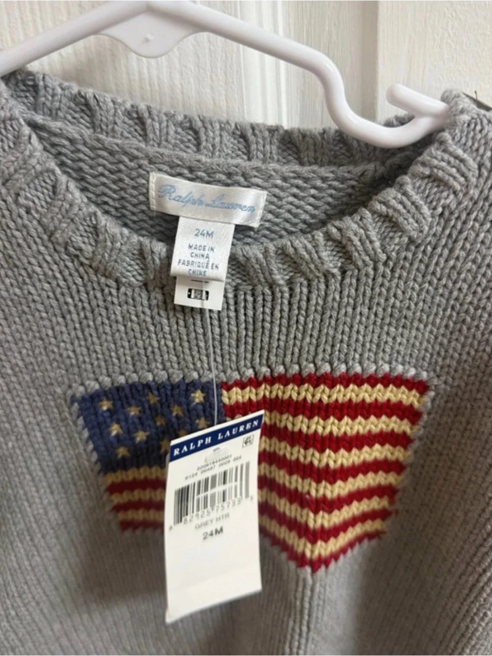 Polo flag sweater 24 months